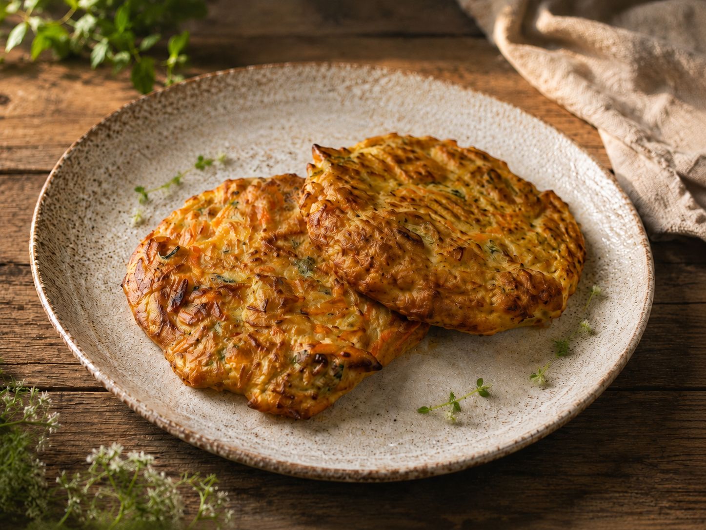 Galette de légumes printaniers (2 pièces)